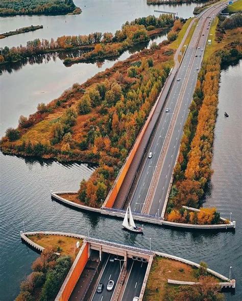 water bridge over highway